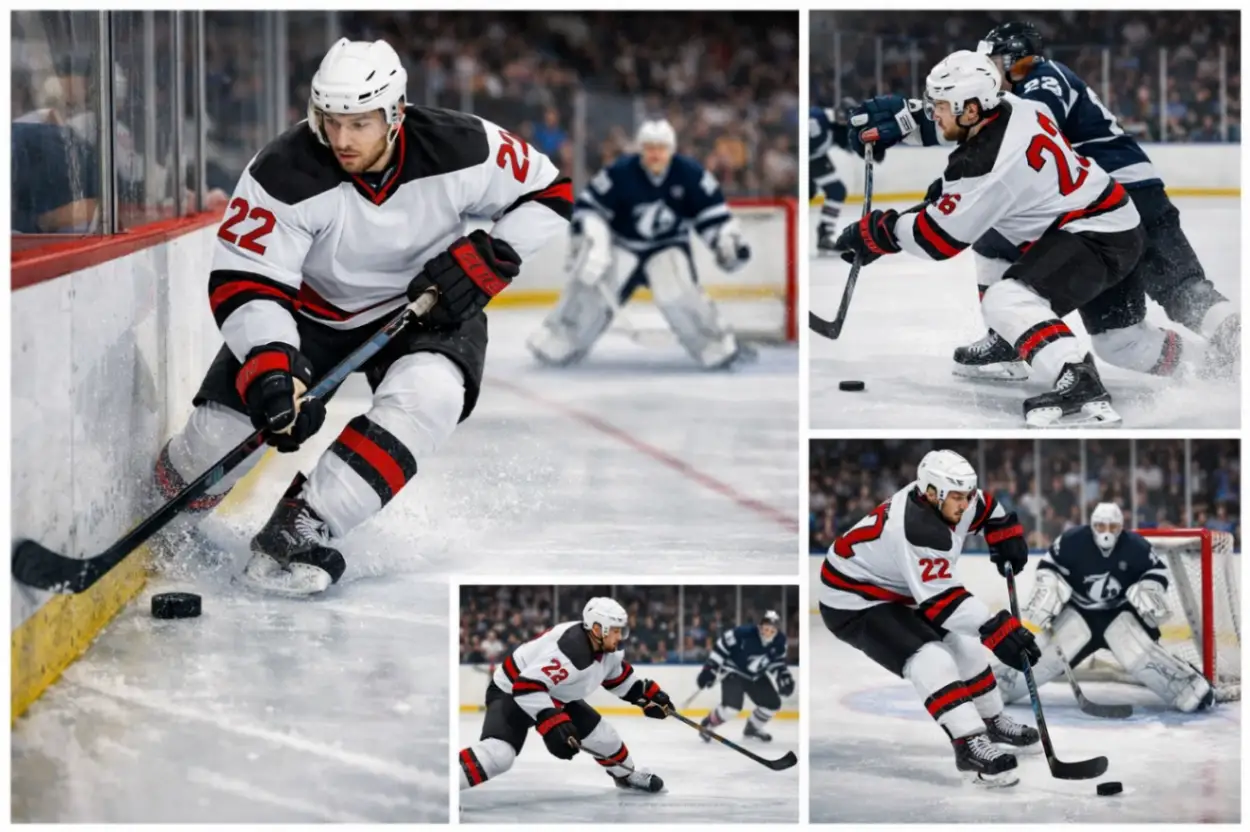 Крайний нападающий в хоккее и его роль в атаке