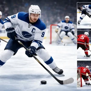 Центральный нападающий в хоккее: роль и обязанности