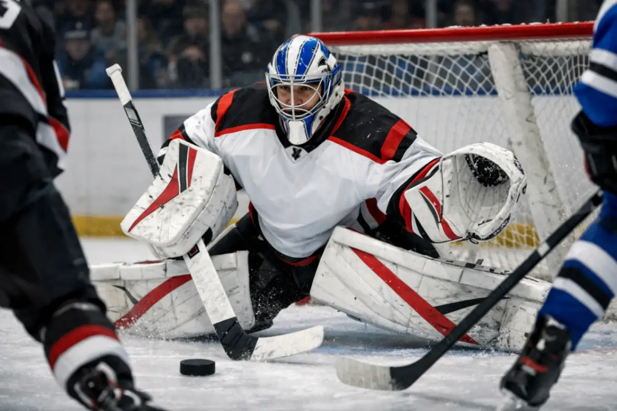 Вратарь в хоккее: техника и роль голкипера