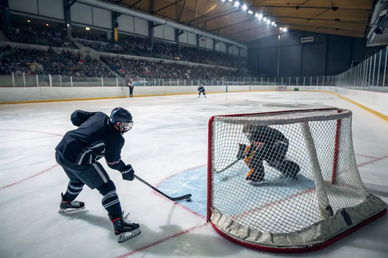 Как правильно ставить заслон вратарю