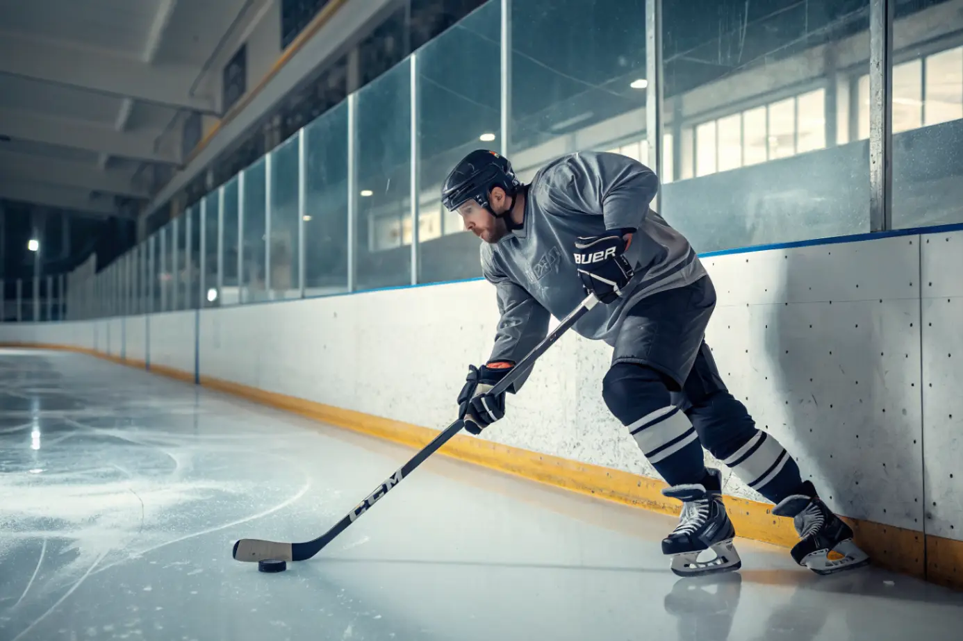 Борьба у борта в хоккее техника и контроль шайбы