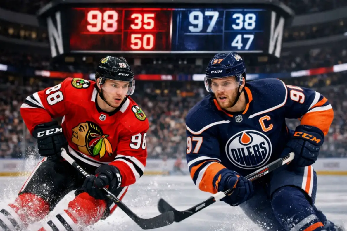 Бедард vs Макдэвид: гонка бомбардиров НХЛ